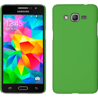 Hardcase für Samsung Galaxy Grand Prime gummiert grün