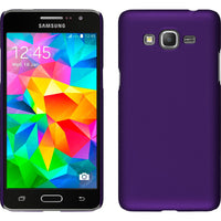 Hardcase für Samsung Galaxy Grand Prime gummiert lila