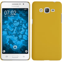 Hardcase für Samsung Galaxy Grand Prime Plus gummiert gelb