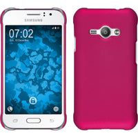Hardcase für Samsung Galaxy J1 ACE gummiert pink