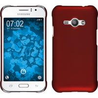 Hardcase für Samsung Galaxy J1 ACE gummiert rot