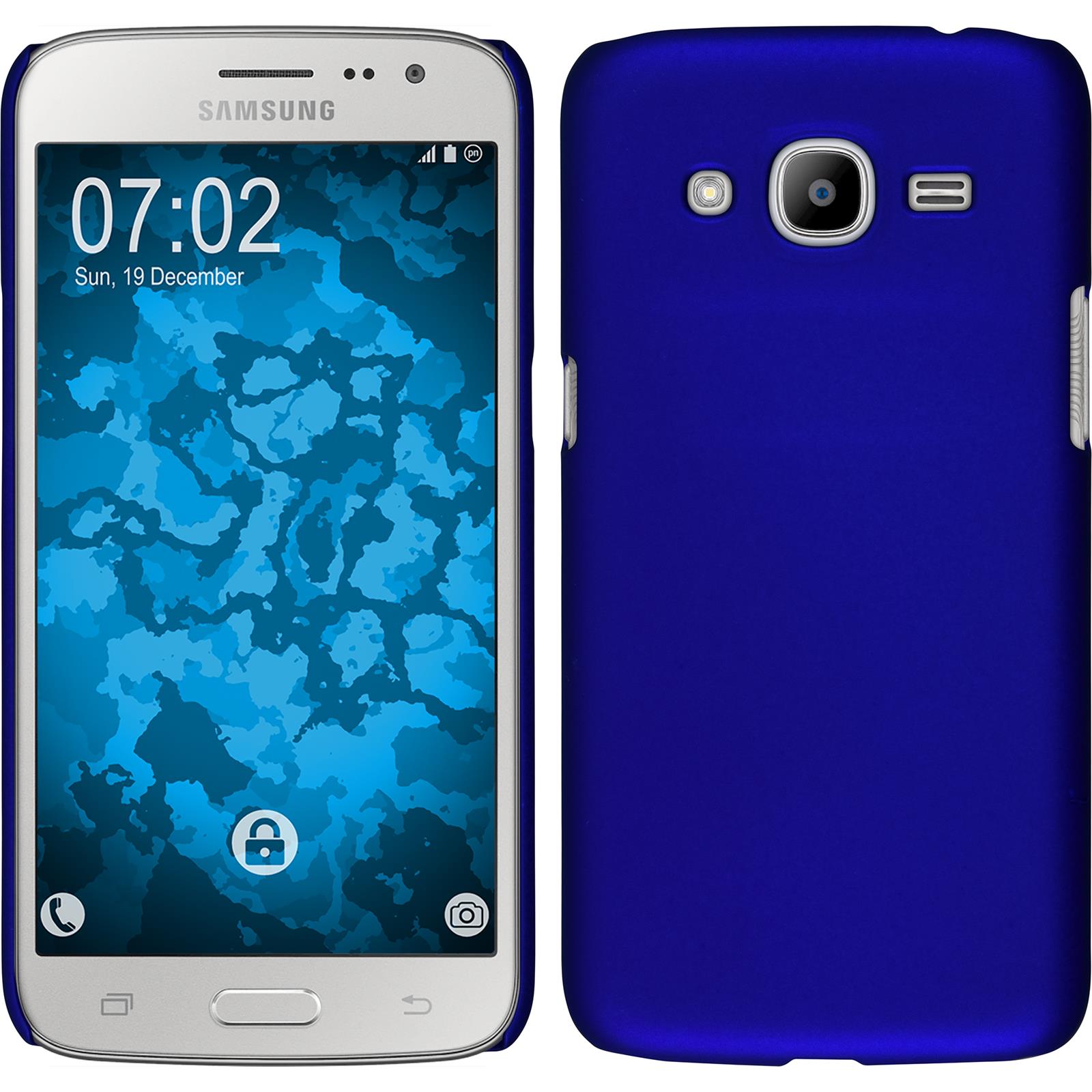 Hardcase für Samsung Galaxy J2 (2016) (J210) gummiert blau