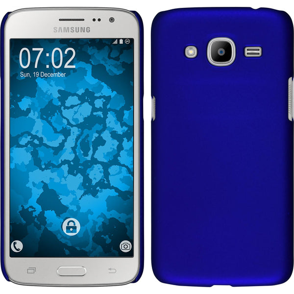 Hardcase für Samsung Galaxy J2 (2016) (J210) gummiert blau