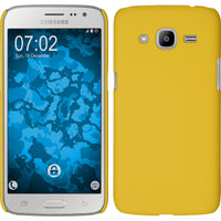 Hardcase für Samsung Galaxy J2 (2016) (J210) gummiert gelb
