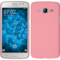 Hardcase für Samsung Galaxy J2 (2016) (J210) gummiert rosa