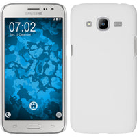 Hardcase für Samsung Galaxy J2 (2016) (J210) gummiert weiﬂ