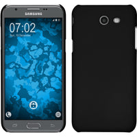 Hardcase für Samsung Galaxy J3 Emerge gummiert schwarz