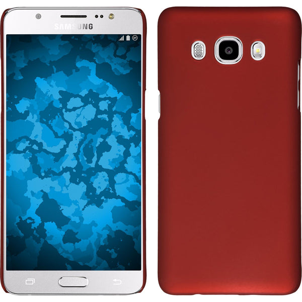 Hardcase für Samsung Galaxy J5 (2016) J510 gummiert rot
