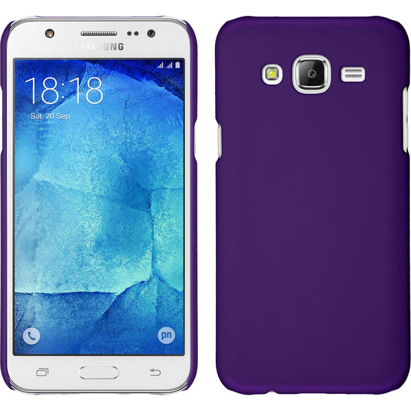 Hardcase für Samsung Galaxy J7 (2015 / J700) gummiert lila