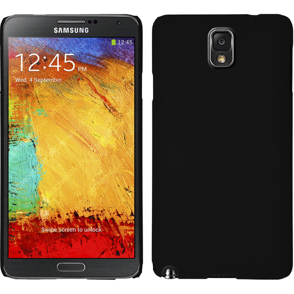 Hardcase für Samsung Galaxy Note 3 gummiert schwarz
