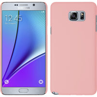 Hardcase für Samsung Galaxy Note 5 gummiert rosa