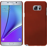 Hardcase für Samsung Galaxy Note 5 gummiert rot