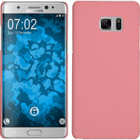 Hardcase für Samsung Galaxy Note FE gummiert rosa