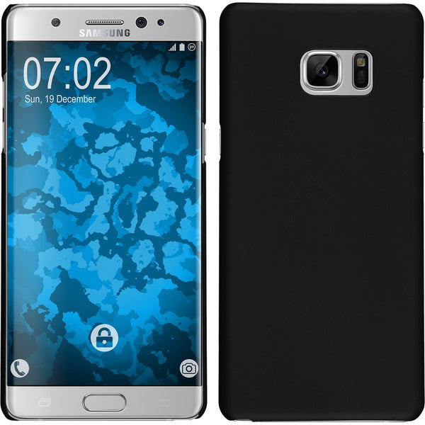 Hardcase für Samsung Galaxy Note FE gummiert schwarz