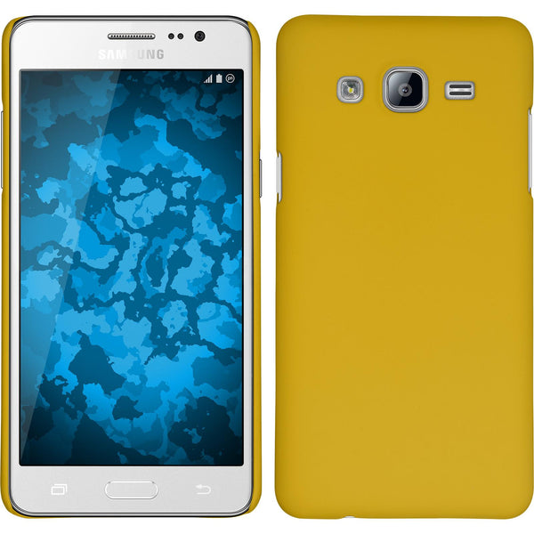 Hardcase für Samsung Galaxy On5 gummiert gelb