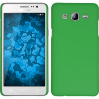 Hardcase für Samsung Galaxy On5 gummiert grün