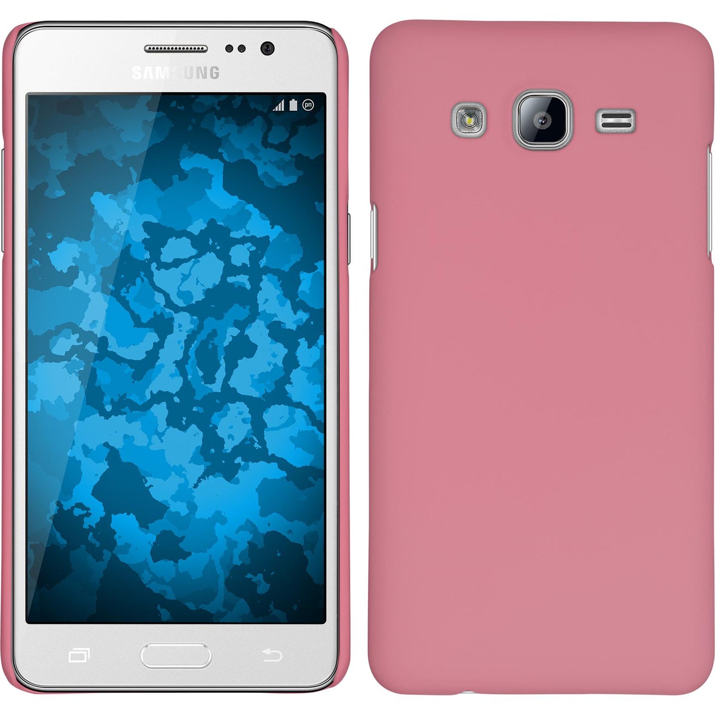 Hardcase für Samsung Galaxy On5 gummiert rosa