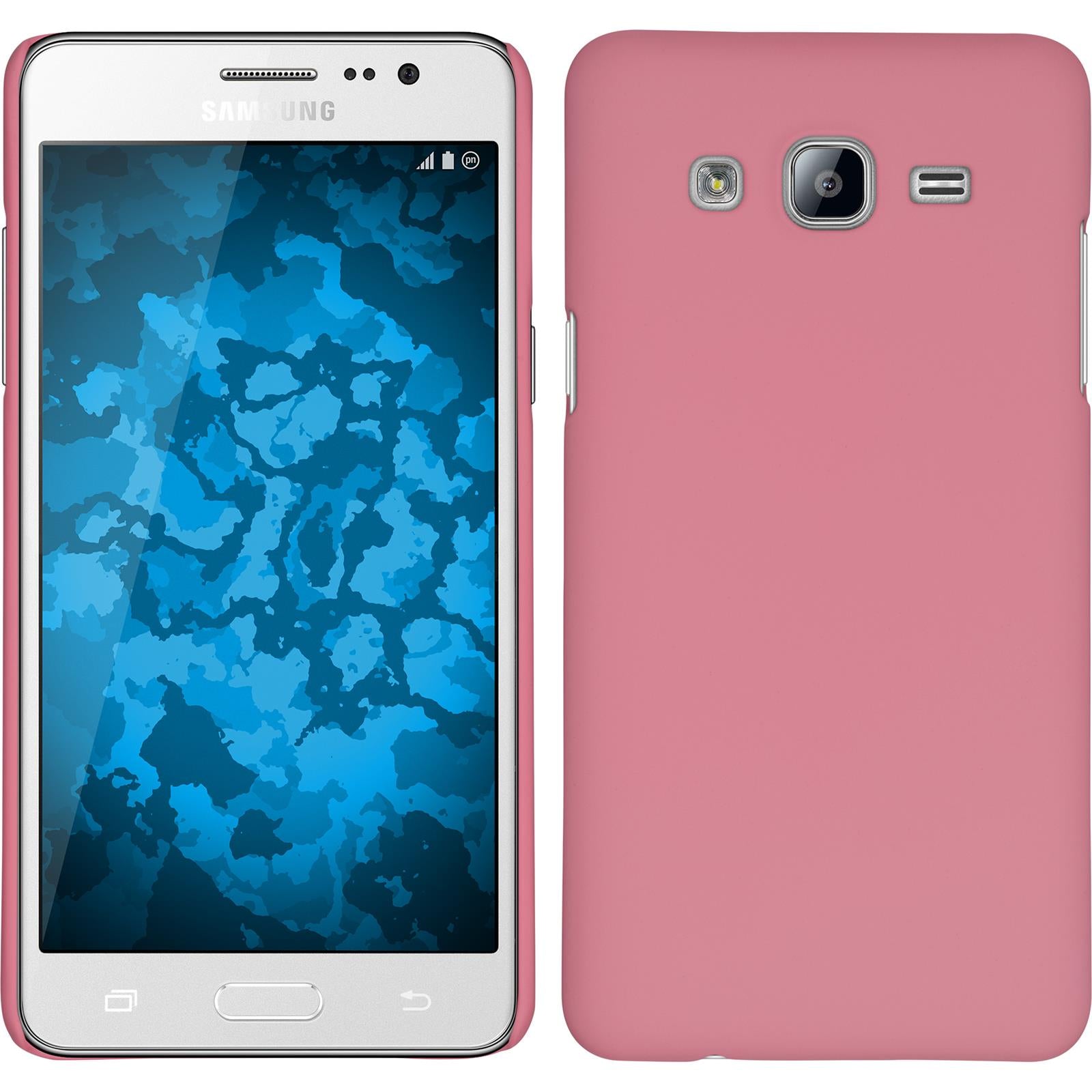 Hardcase für Samsung Galaxy On5 gummiert rosa