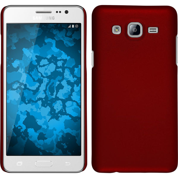 Hardcase für Samsung Galaxy On5 gummiert rot