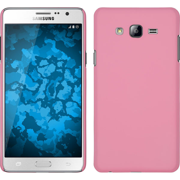 Hardcase für Samsung Galaxy On7 gummiert rosa