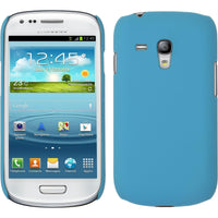 Hardcase für Samsung Galaxy S3 Mini gummiert hellblau