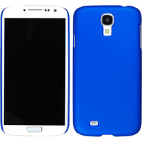 Hardcase für Samsung Galaxy S4 gummiert blau