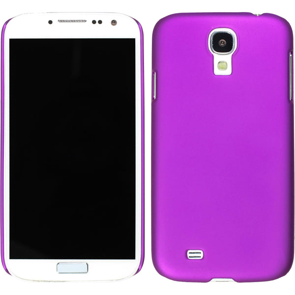 Hardcase für Samsung Galaxy S4 gummiert lila