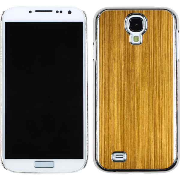 Hardcase für Samsung Galaxy S4 Metallic gelb