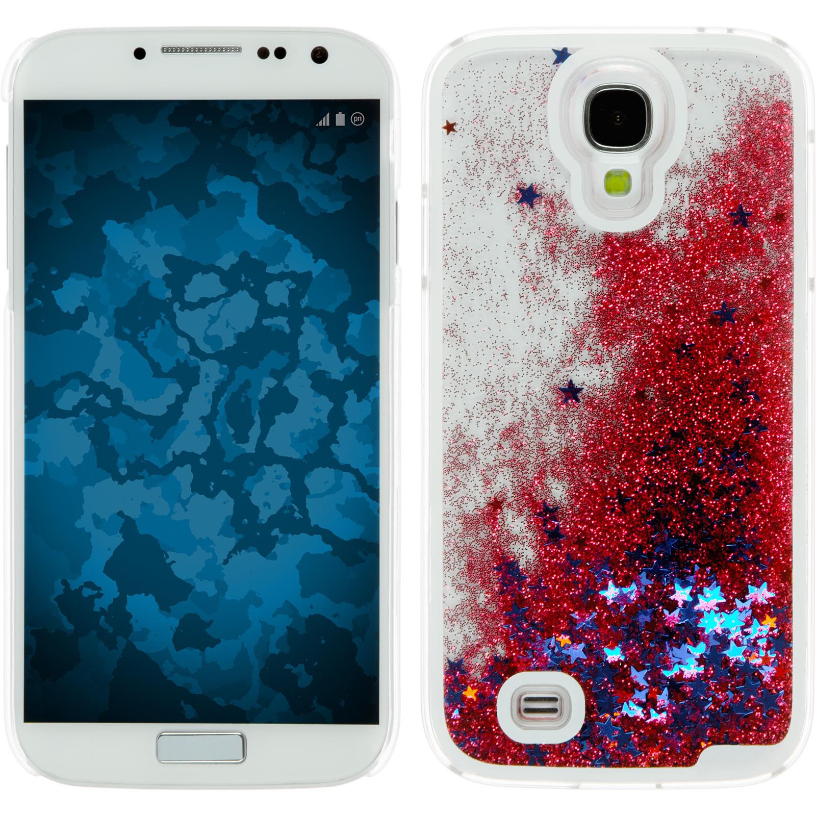 Hardcase für Samsung Galaxy S4 Stardust rot