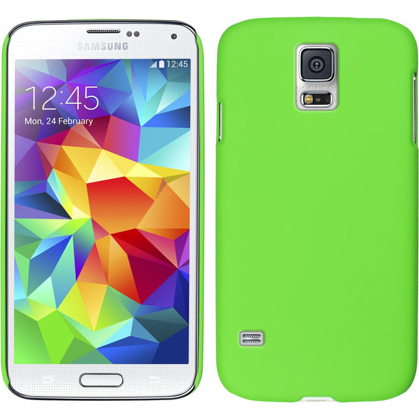 Hardcase für Samsung Galaxy S5 mini gummiert grün