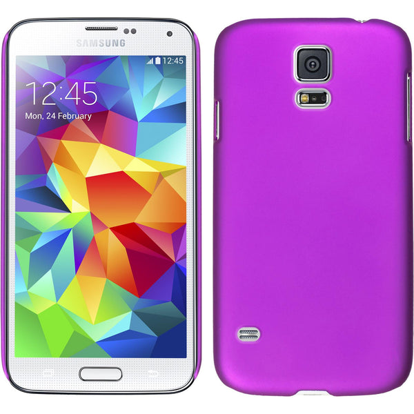 Hardcase für Samsung Galaxy S5 mini gummiert lila