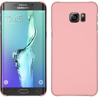 Hardcase für Samsung Galaxy S6 Edge Plus gummiert rosa