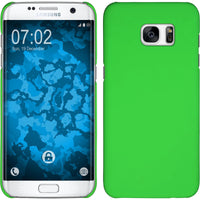 Hardcase für Samsung Galaxy S7 Edge gummiert grün