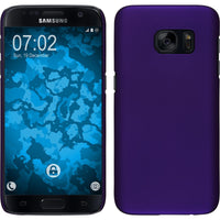 Hardcase für Samsung Galaxy S7 gummiert lila