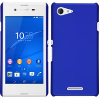 Hardcase für Sony Xperia E3 gummiert blau