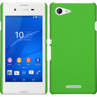 Hardcase für Sony Xperia E3 gummiert grün