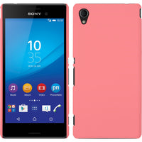 Hardcase für Sony Xperia M4 Aqua gummiert rosa