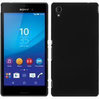 Hardcase für Sony Xperia M4 Aqua gummiert schwarz