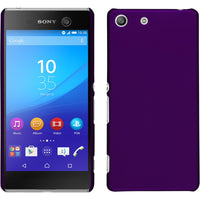 Hardcase für Sony Xperia M5 gummiert lila