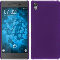 Hardcase für Sony Xperia X gummiert lila