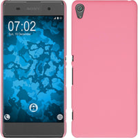 Hardcase für Sony Xperia XA gummiert rosa