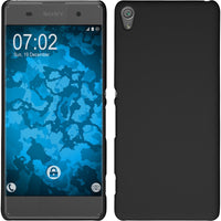Hardcase für Sony Xperia XA gummiert schwarz