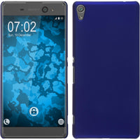 Hardcase für Sony Xperia XA Ultra gummiert blau