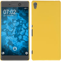 Hardcase für Sony Xperia XA Ultra gummiert gelb
