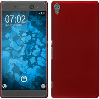 Hardcase für Sony Xperia XA Ultra gummiert rot