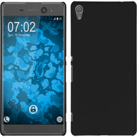 Hardcase für Sony Xperia XA Ultra gummiert schwarz