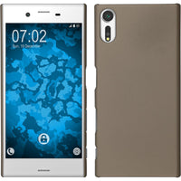 Hardcase für Sony Xperia XZs gummiert gold