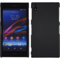Hardcase für Sony Xperia Z1 gummiert schwarz