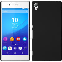 Hardcase für Sony Xperia Z3+ / Plus gummiert schwarz