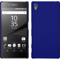 Hardcase für Sony Xperia Z5 gummiert blau